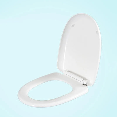 1PC Bathroom Toilet Lid Universal Slow Down Closed Toilet Seat Quick-Release Silent Cover O-Shaped Bottom Mounted Toilet Cover