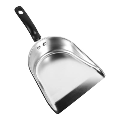 Stainless Steel Dustpan Handheld Metal Small Bakelite Handle Outdoor with Portable