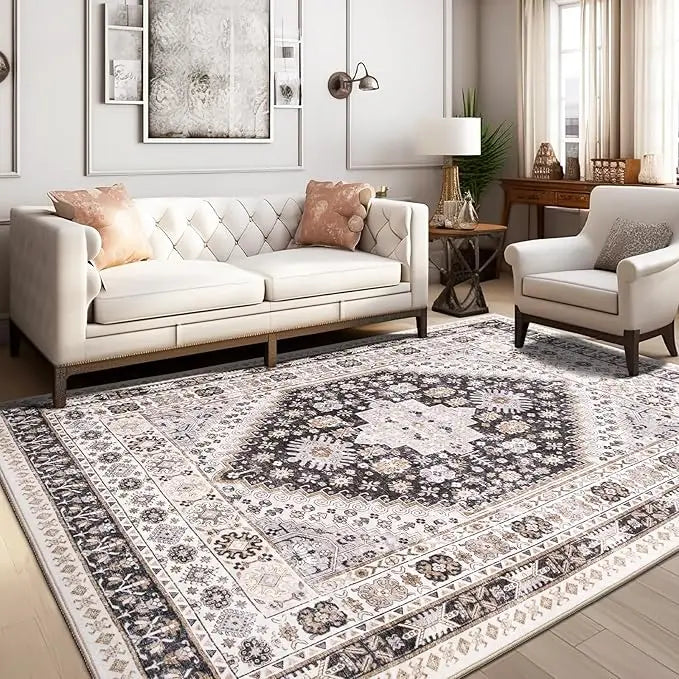 VIKAMA national style rug Retro Persian style entry kitchen Living room sofa rug Non-slip and dirt resistant carpet Bohemia RUG