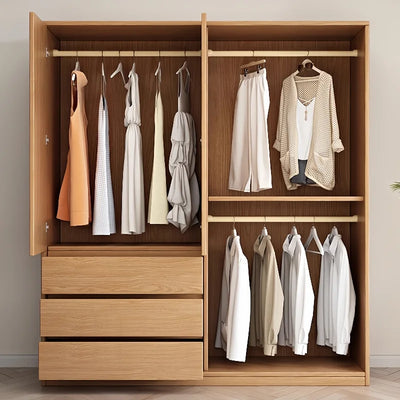 Organizer Underwear Wooden Wardrobe Doors Queen Open Closets Bedroom Wardrobes Shelf Drawers Rangement Chambre Bedroom Furniture