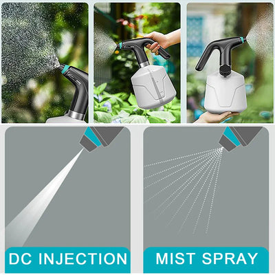 New 2L Electric Garden Sprayer Watering Can Disinfection Special Household Mini Sprayer 2000mAh Battery Spray With Extension Rod