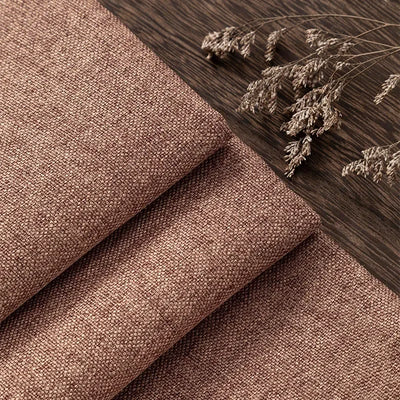 Thickened Plain Linen Fabric Fine By The Meter for Tablecloth Bags Pillow Cushion Cover Sewing Sofa Cloth Wearable Beige Gray