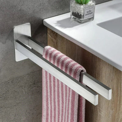 Towel Holder Rack 304 Stainless Steel Towel Organizer Wall Mounted Bathroom  Shelves Bedroom organizer Wall shelfs Toilet Ecoco