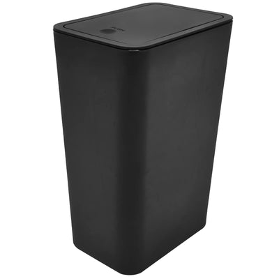 Cover Bathroom Trash Can Office Trashcan Wastebasket Plastic Bin Household Garbage