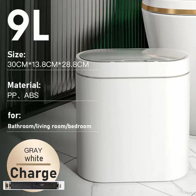 Smart Sensor Trash Can Living Room Kitchen Automatic garbage cube Bathroom Toilet Intelligent Garbage Bin Wastebasket smart dump