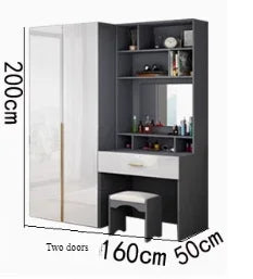 Sliding Mirror Wardrobes Storage Luxury Bedroom White Wooden Rack Wardrobes Cabinets Clothes Guarda Roupas Home Furniture