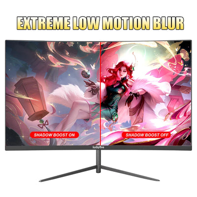 27 Inch 2K 165Hz Curved Gaming Monitor with Speakers, 1ms Response Time, Wide Viewing Angle, VESA Mountable, Support HDMI and DP