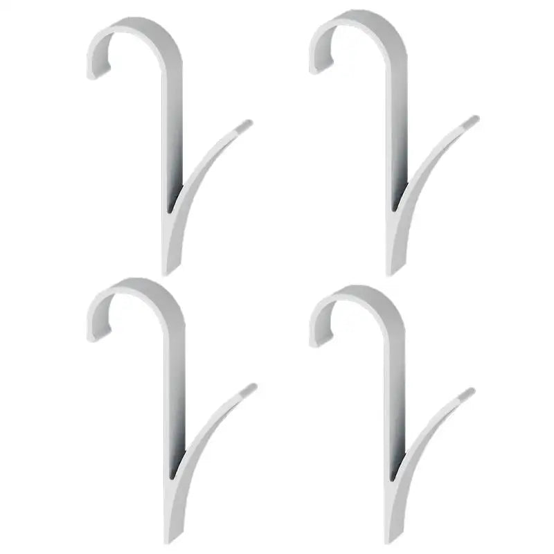 1/2/4pcs Kitchen Bathroom Hanger Clips Storage Rack Hanger Heated Towel Radiator Rail Clothes Scarf Hanger Hooks Aluminum Holder