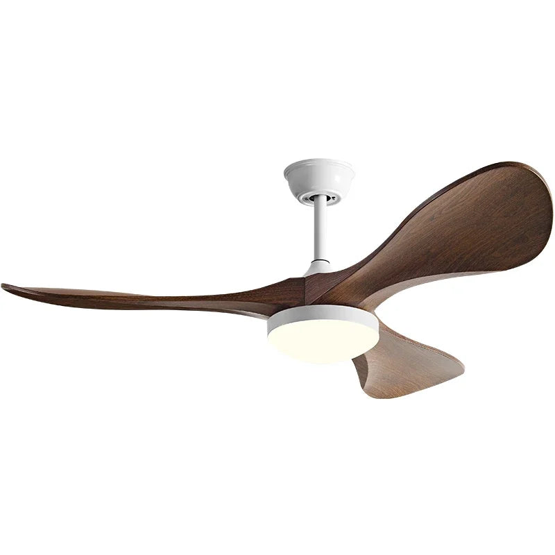 42Inch Modern LED Ceiling Fan Light Strong Winds Living Room Restaurant Household Electric Fan Mute With Lamp Ceiling Fan 220V