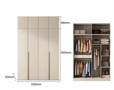 Cosmetics Nordic Wardrobe Modern Luxurious Storage Partitions Wardrobe Clothes Organizer Szafy Do Sypialni Bedroom Furniture