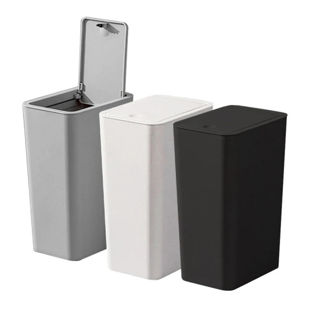 9.1L Kichen Waste Can Anti-odor Bathroom Trash Bin For Bathroom