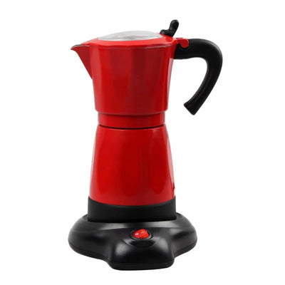 DMWD 300ml Espresso Italian Mocha Maker Aluminum Coffee Percolators Electric Moka Pot Portable Electric Coffee Maker EU Plug