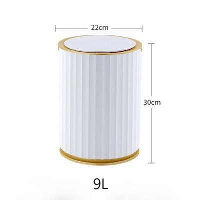 7L Smart Sensor Trash Can For Kitchen Garbage Tin For Bathroom Light Luxury Family Living Room Cracks Trash Bin Cubo Basura