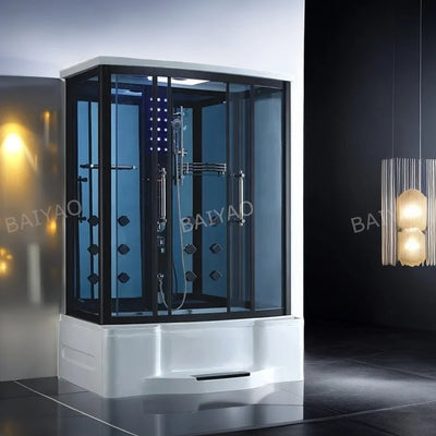 Special Savings Event Best Smart Hydrotherapy Steam Shower Cabin With Full-Body Massage And Ambient Lighting