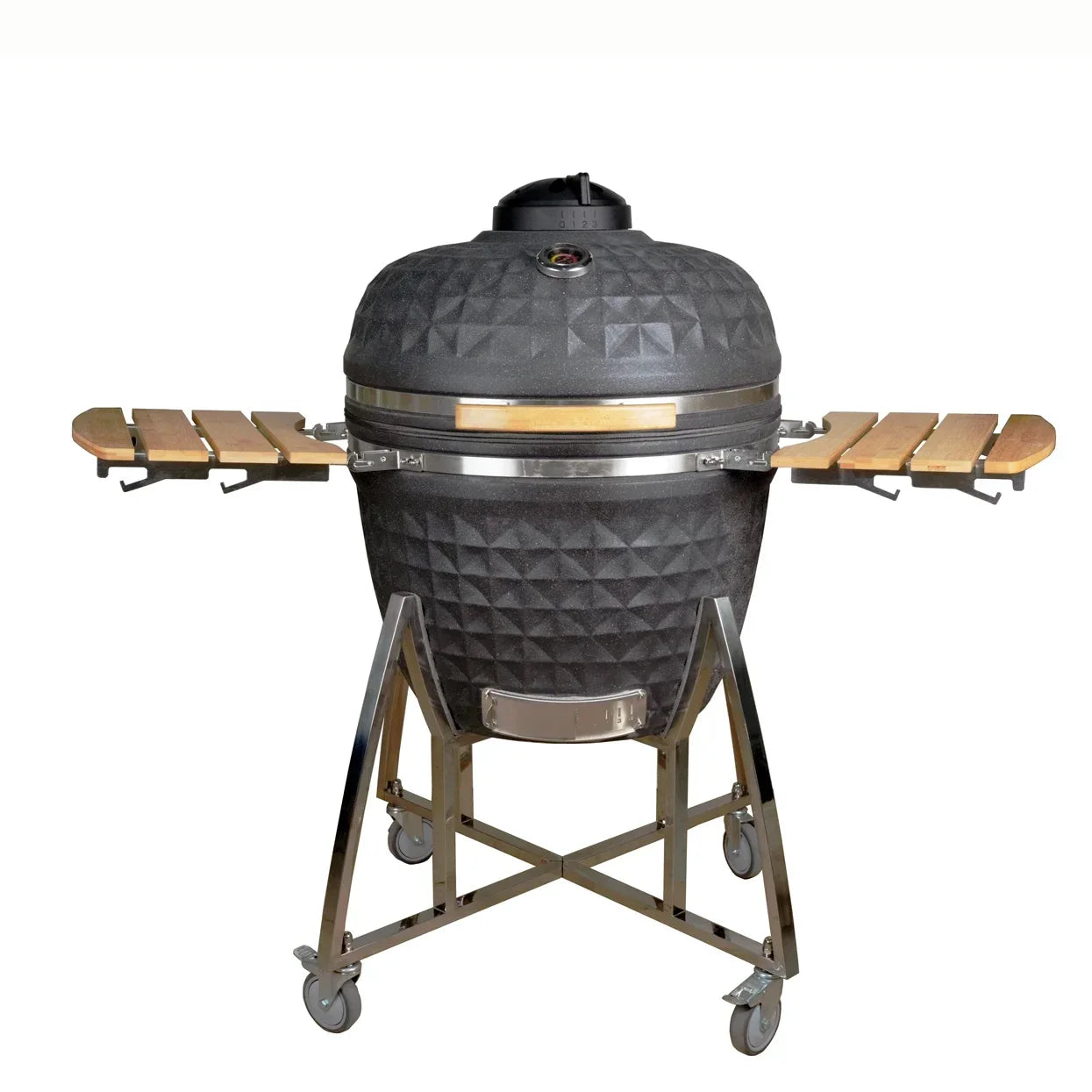 Design New Green Egg BBQ 22 Ceramic 26 inch Built-In Steel Outdoor Charcoal Smoker Grill for Garden Patio