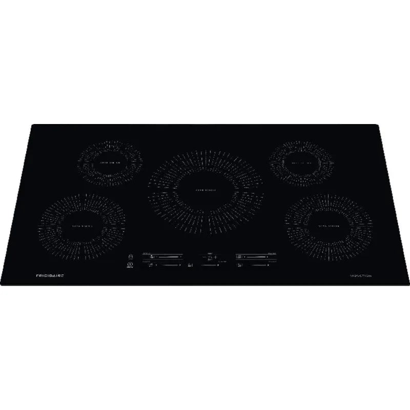 Frigidaire 36" Electric, Built-in 5-Burner Stove with Black Trim-Heats Fast and Even,FFIC3626TB 36'' Induction Cooktop,36 inches