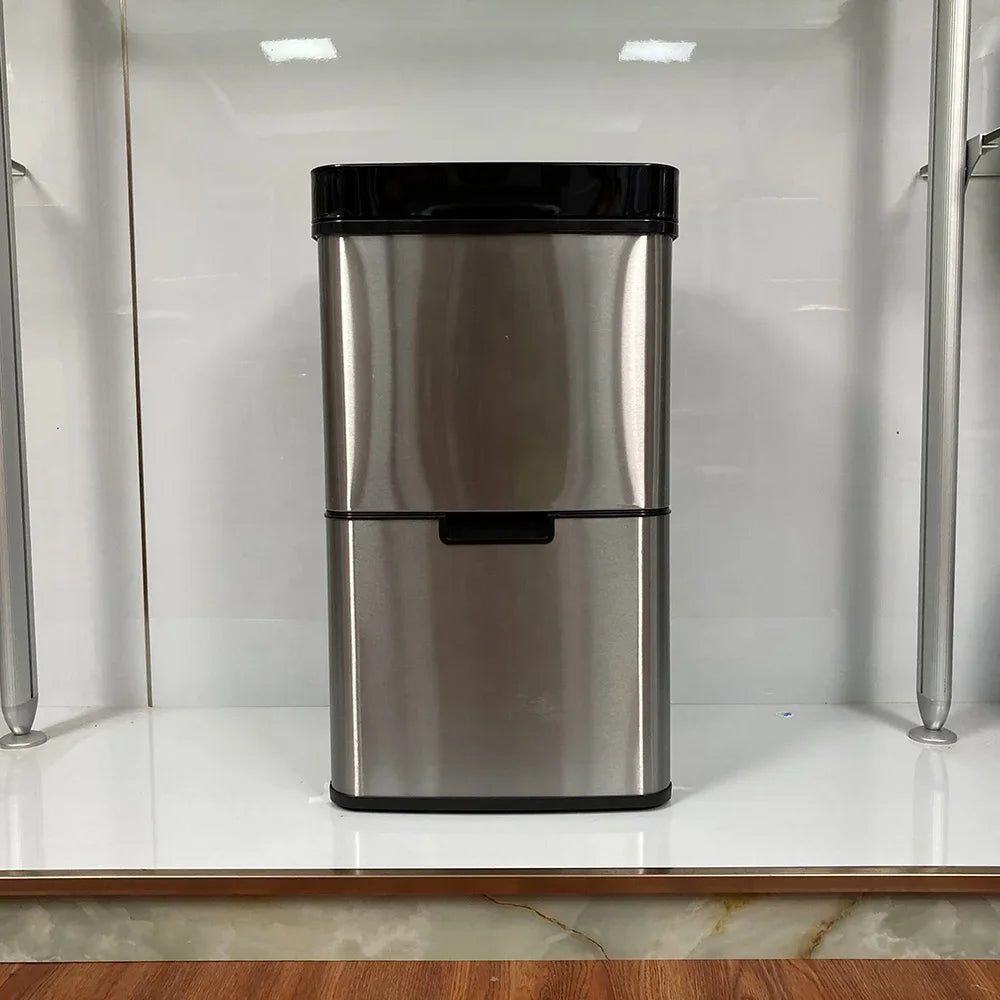 Smart Sensor induction kitchen automatic trash can