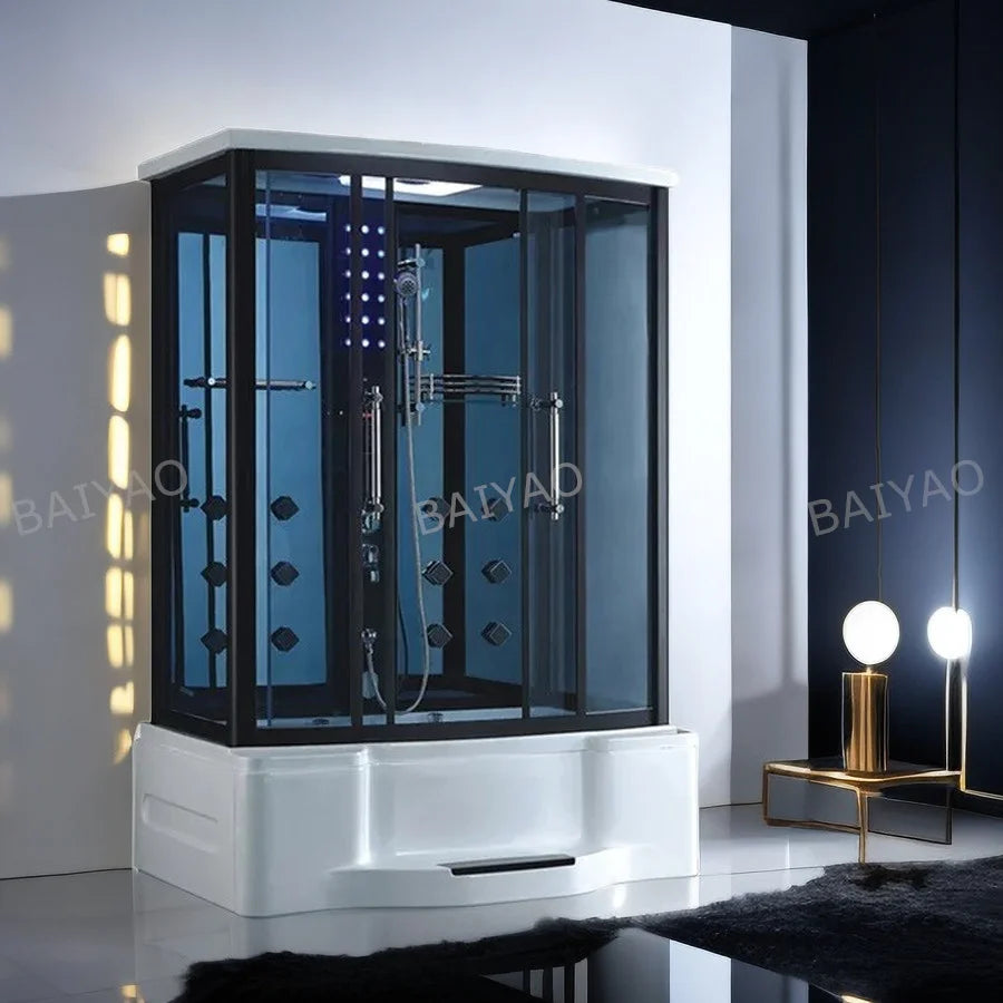 Special Savings Event Best Smart Hydrotherapy Steam Shower Cabin With Full-Body Massage And Ambient Lighting