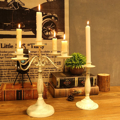 Nordic Romantic Candlelight Dinner Props Table Decorations Home Modern Simple Light Luxury Candle Holder Decorations