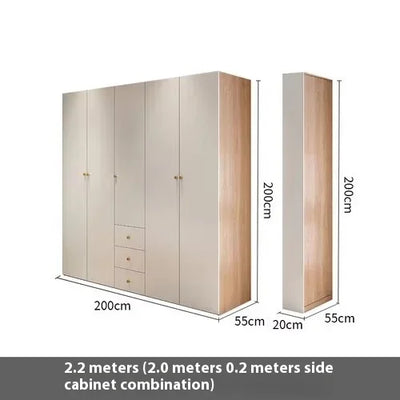 Bedroom European New Wardrobe Luxury Modern Luxury Large Clothes Storage Wardrobe Portable Nordic Guarda Roupa Unique Furniture