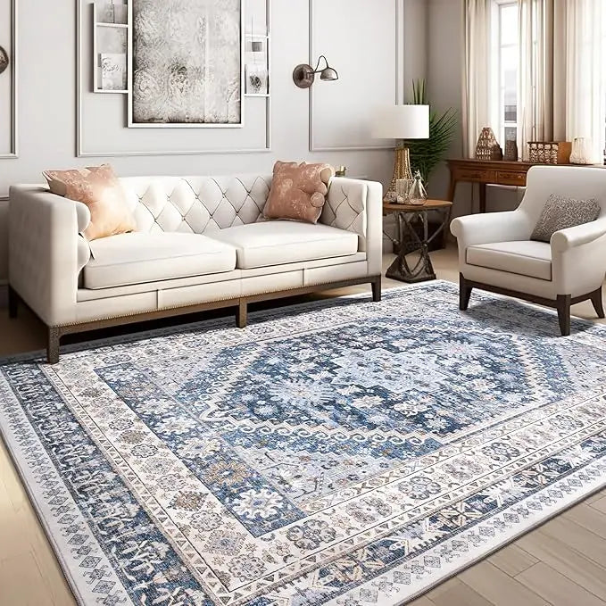 VIKAMA national style rug Retro Persian style entry kitchen Living room sofa rug Non-slip and dirt resistant carpet Bohemia RUG