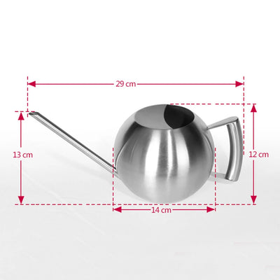 Stainless Steel Watering Pot Gardening Potted Small Watering Can With Handle For Watering Plants Flower Home Garden Tool