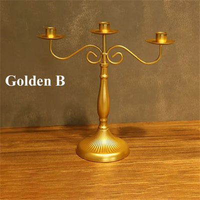 1PC，Candle Holder Table Decorations Modern Decorations Candles European Decoration Hotel Wedding Candlest Candlestick Decoration