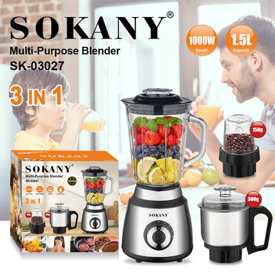 Houselin 1000W Professional Blender, Blends Food, Shakes and Smoothies