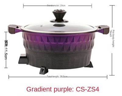 Multifunctional electric hot  heating pot wok electric cooking