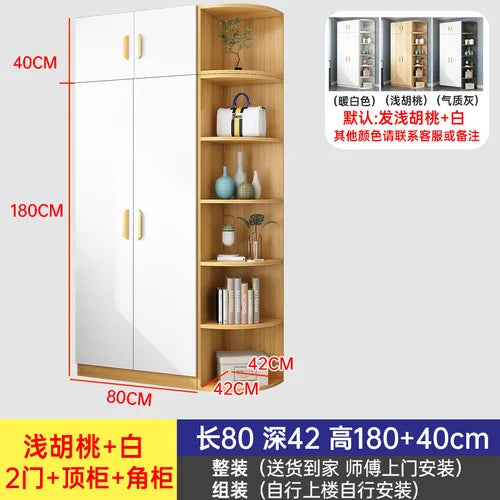 Luxury White Wardrobes Storage Hanging Room Organization Wardrobe Bedroom Wooden Ropero Armable De Ropa Home Furniture