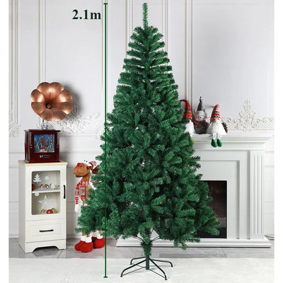 Artificial Christmas Tree Encrypted PVC Fir Decorative Tree Indoor and Outdoor Christmas Atmosphere Decoration Pieces 90cm-300cm