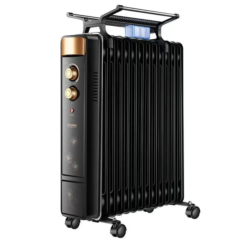 Electric Oil-Filled Radiator Heater Energy-Saving Quiet Home Heating Device