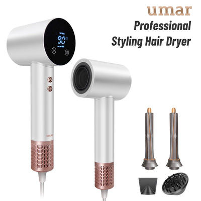 Super Hair Dryer with curling barrel High Power Blow Dryer Styling Tool Professional HairDryer Ionic Super Hairdryers