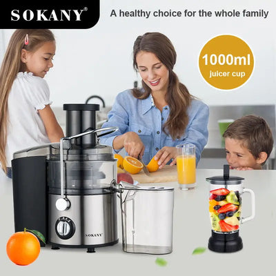 High Quality  4 In 1 Slow Juicers Extractor Machine 800w Strong Motor Blenders And Juicers Machine Orange Juicers