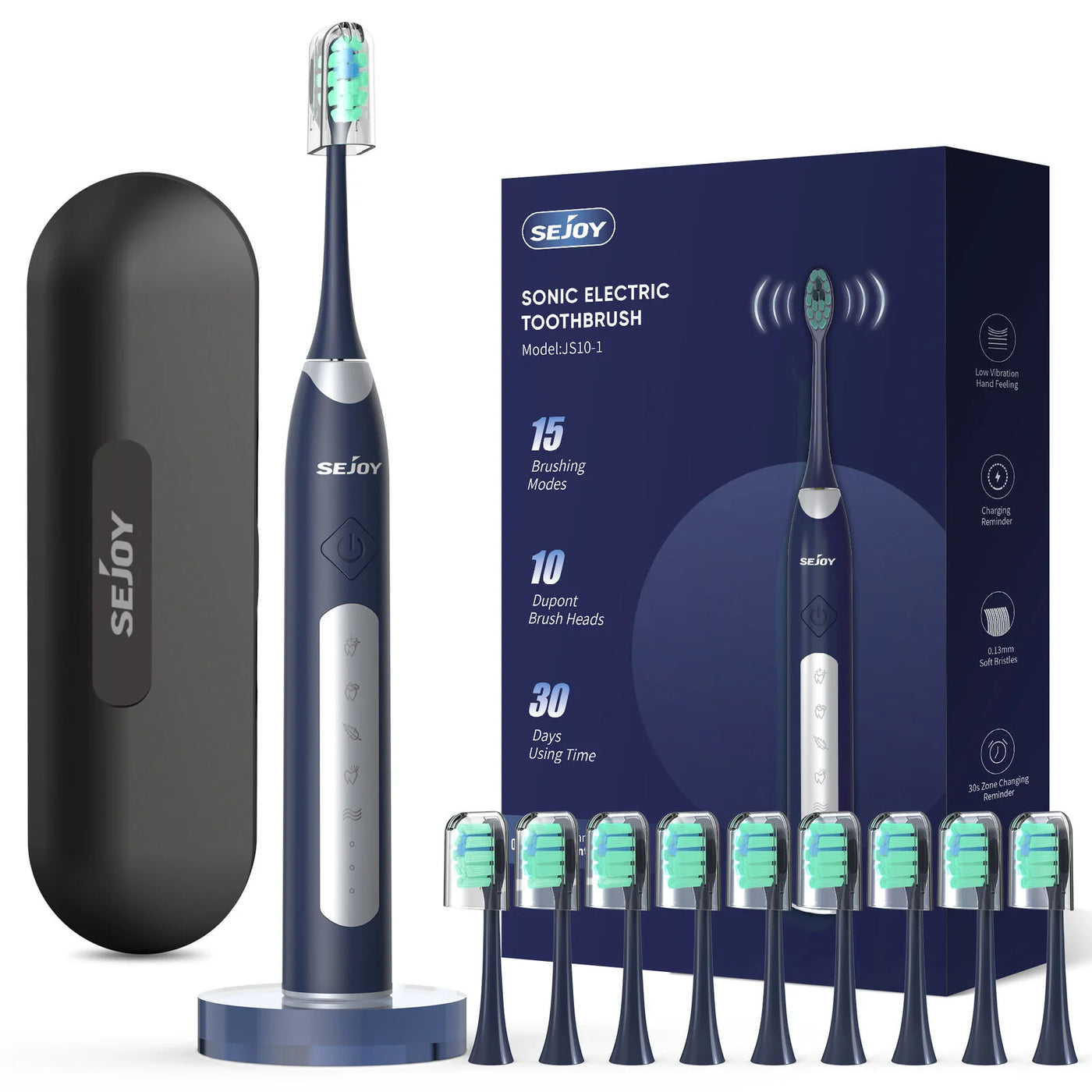 SEJOY Sonic Electric Toothbrush  JS10  Oral Cleaning Personal Care Appliances 5 Modes Smart Rechargeable Automatic Toothbrush