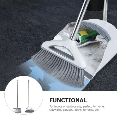 2/3pcs Set Broom Dustpan Set Combination Household Floor Cleaner Kit Plastic Sweeper Wiper Cleaning Tools Home Clean Accessories