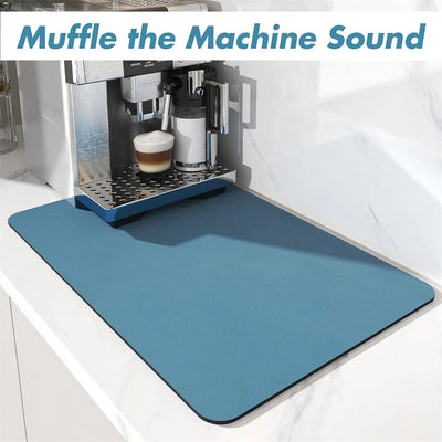 Absorbent Mats Pads Marble Printing Dish Large Kitchen Absorbent Draining Mat Drying Mat Quick Dry Bathroom Drain Pad