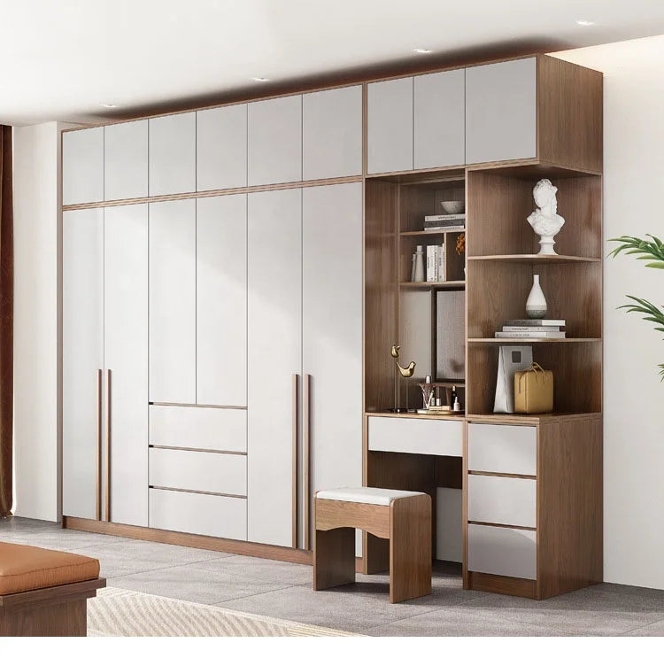 Modern Simple Wardrobe Nordic Bedroom Overall Storage Large Closet Small Household Flat Door Cloakroom Cabinet