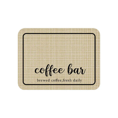 Hot Coffee Machine Rug No Cleaning Antifouling Technology Leather Water Control Cushion Coffee Cup Water Absorbing Pad