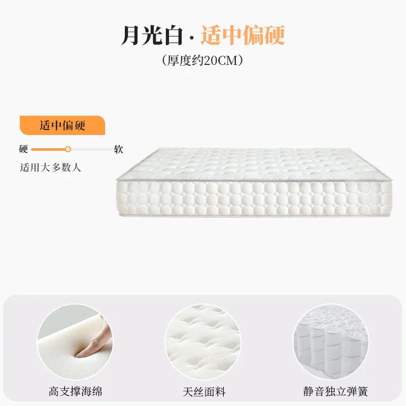 Latex Queen Size Mattress Soft Double King Luxury Designer Mattress Memory Foam Matelas Lit 2 Personnes Bedroom Furniture