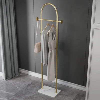 Floor Standing Creative Clothes Hanger Luxury Living Room Clothes Hangers Simple Rock Board Base Clothes Coat Racks Furniture