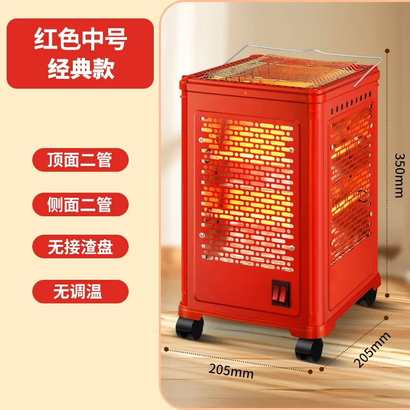 Aimegao five-sided heater BBQ fire grill Small sun electric oven Household four-sided electric heater grill