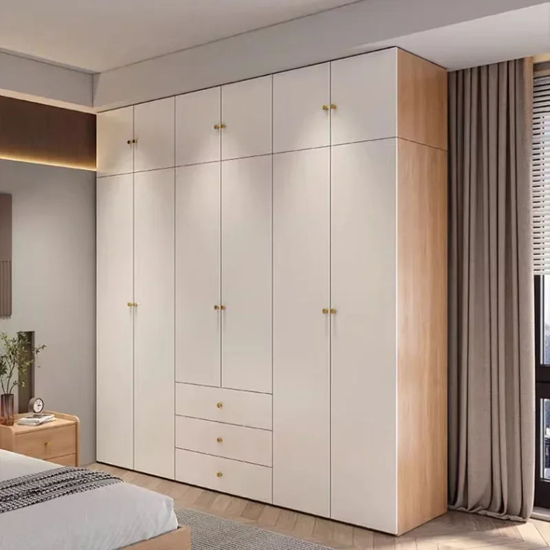 Bedroom European New Wardrobe Luxury Modern Luxury Large Clothes Storage Wardrobe Portable Nordic Guarda Roupa Unique Furniture