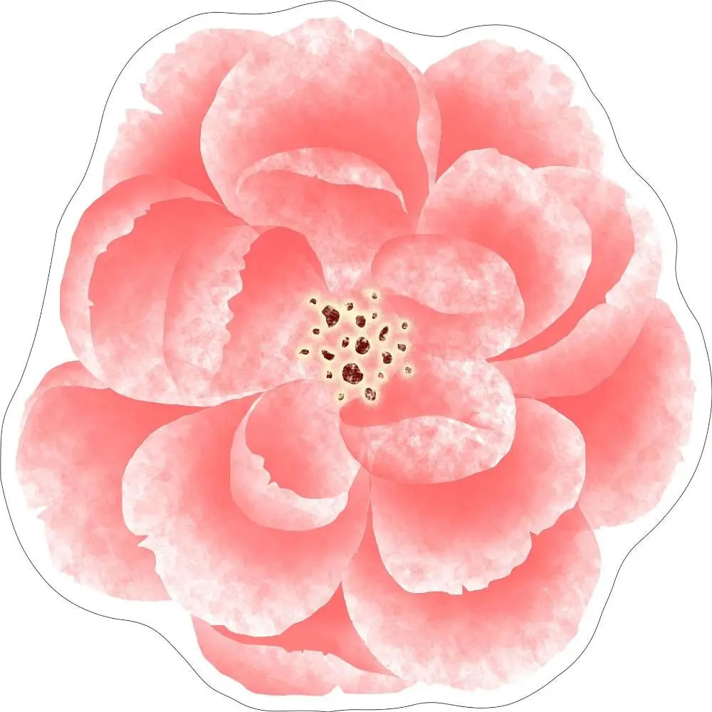 Peony Special-shaped Lotus Floor Mat Flower Carpet Magnolia Door Gasket Living Room Tea Table Bedside 60x60cm