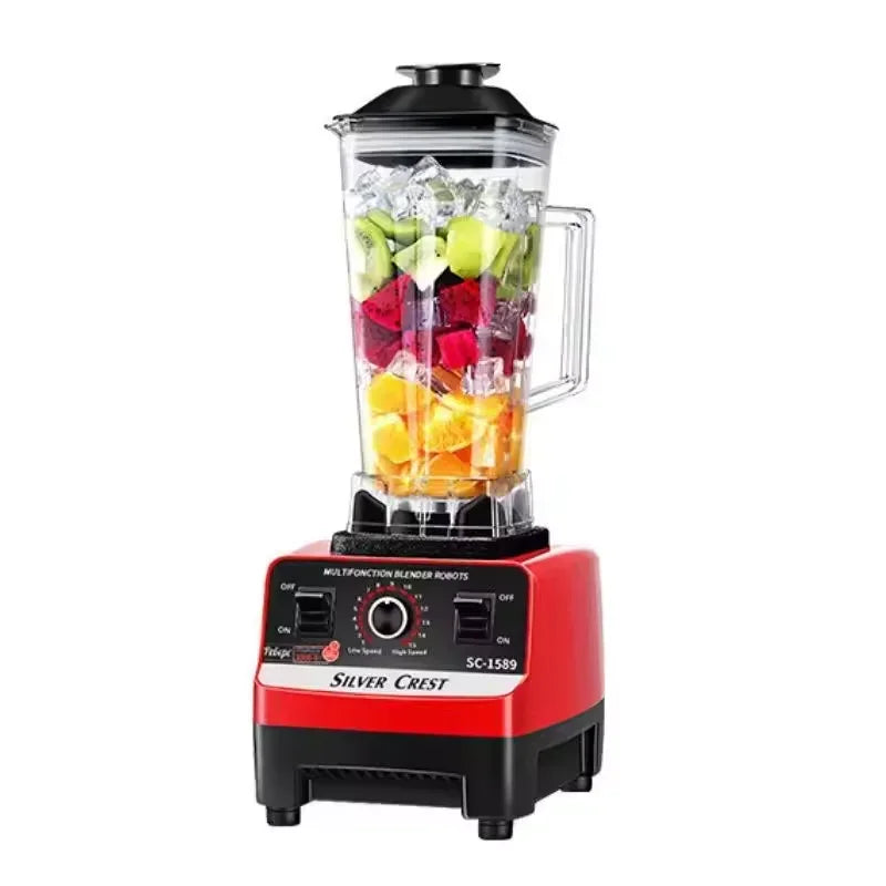 2024 Kitchen Appliances Moulinex Silver Crest Blender Sc-1589 Pure Copper Motor 4500w 2 In 1 Food Processor Smoothie Mixer