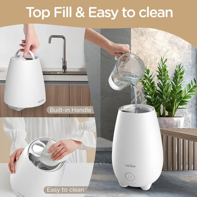 5L Air Humidifier Professional Large Capacity Home Humidifier Plant Mist Aroma Diffuser with Remote Control Timer for Bedroom