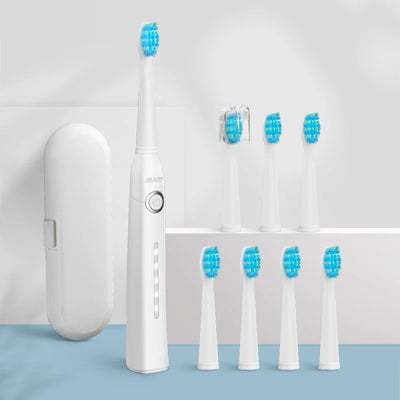 Seago Sonic Electric Toothbrush Tooth brush USB Rechargeable adult Waterproof Ultrasonic automatic 5 Mode with Travel case