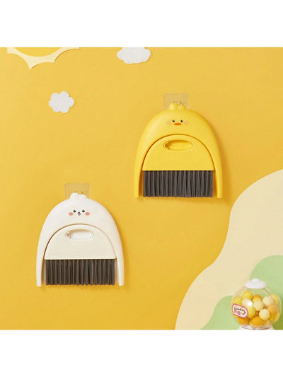 1 Set Portable Mini Cleaning Brush and Dustpan Set, Cleaning Tool for Home, Office and School