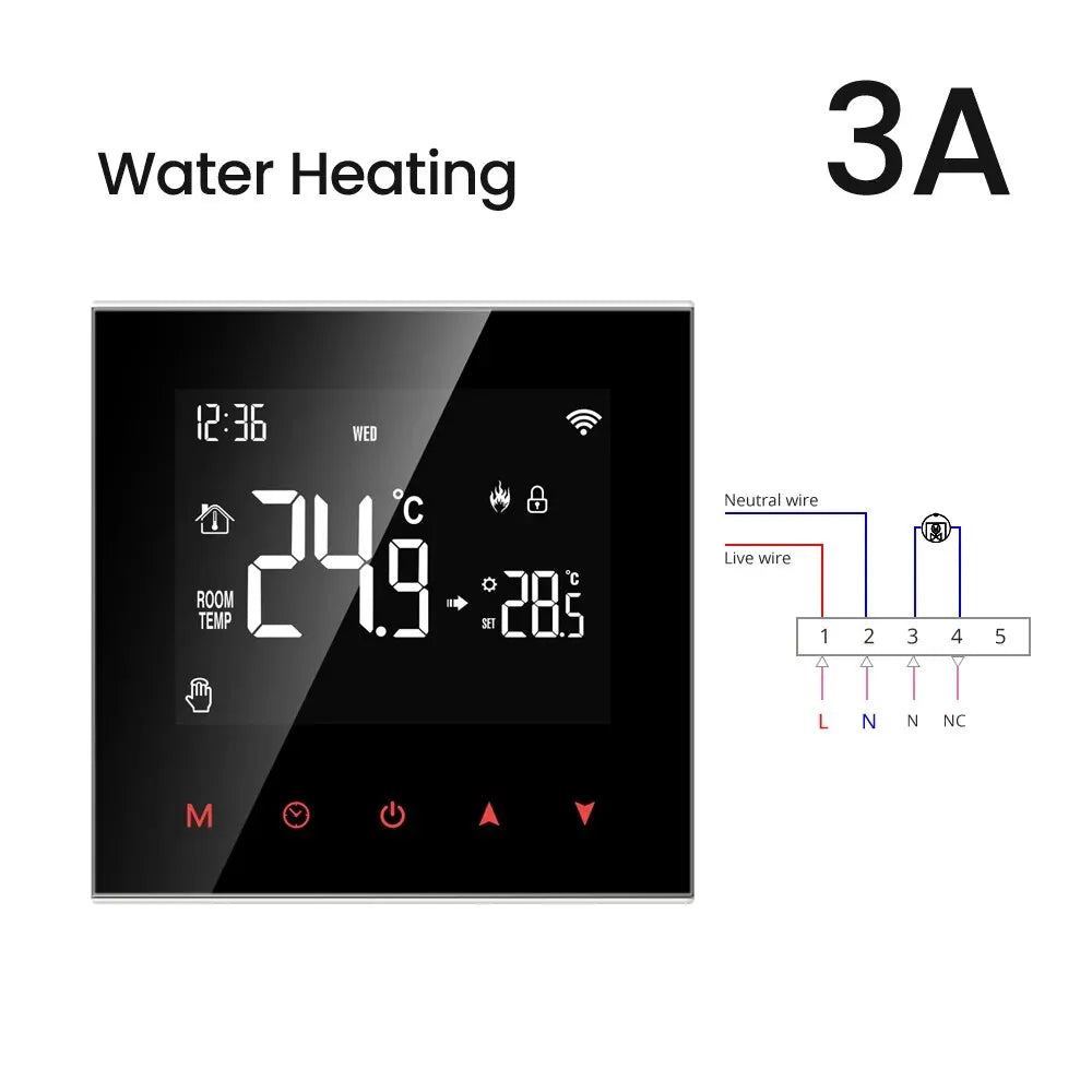 AVATTO Tuya WiFi Smart Thermostat,Electric Floor Heating Water/Gas Boiler Temperature Controller Support Google Home Alexa Alice