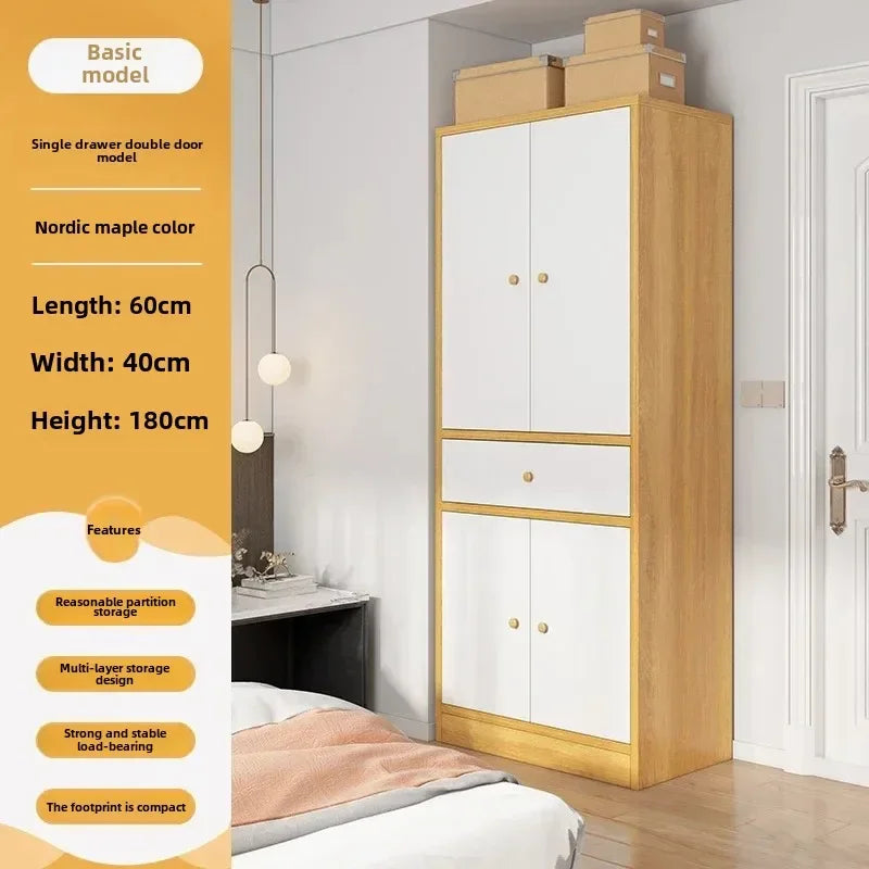 Wood Wardrobes Multifunction Storage Bedroom Designer Cupboard Clothes Drawer Vestidores Furniture